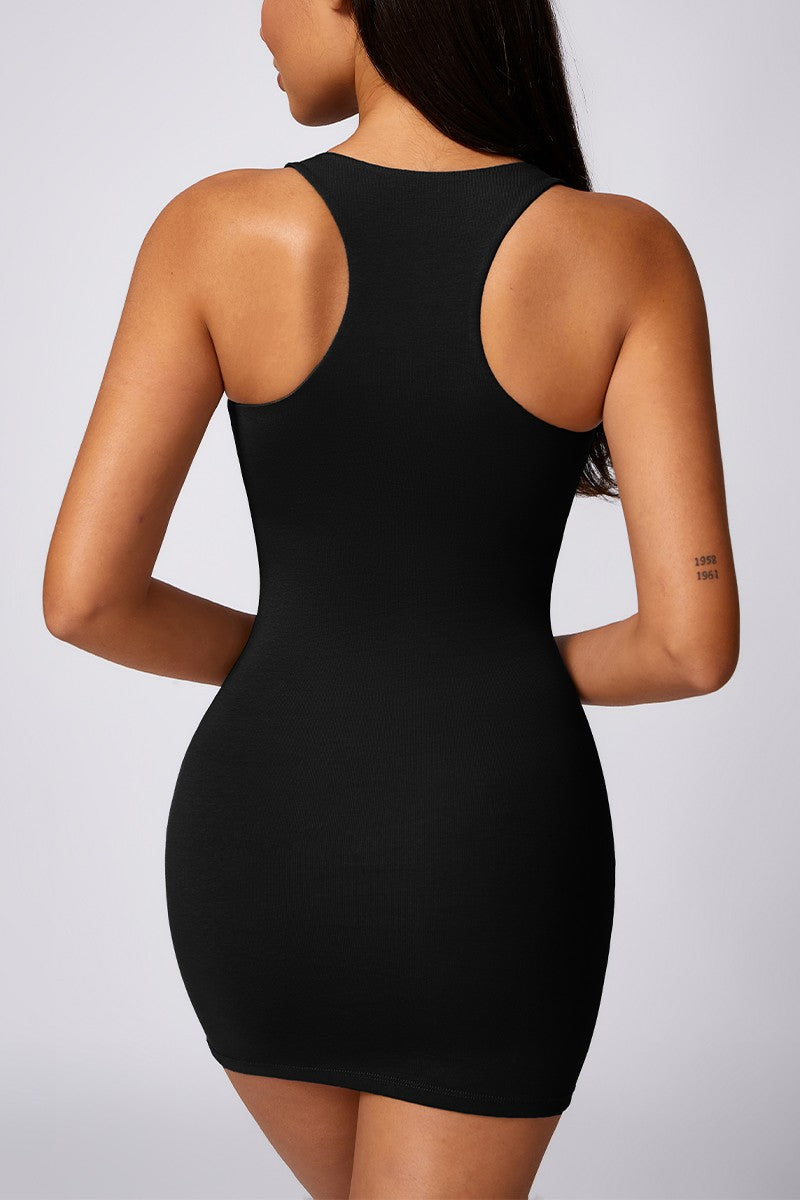 Wilshire Tennis Dress Black