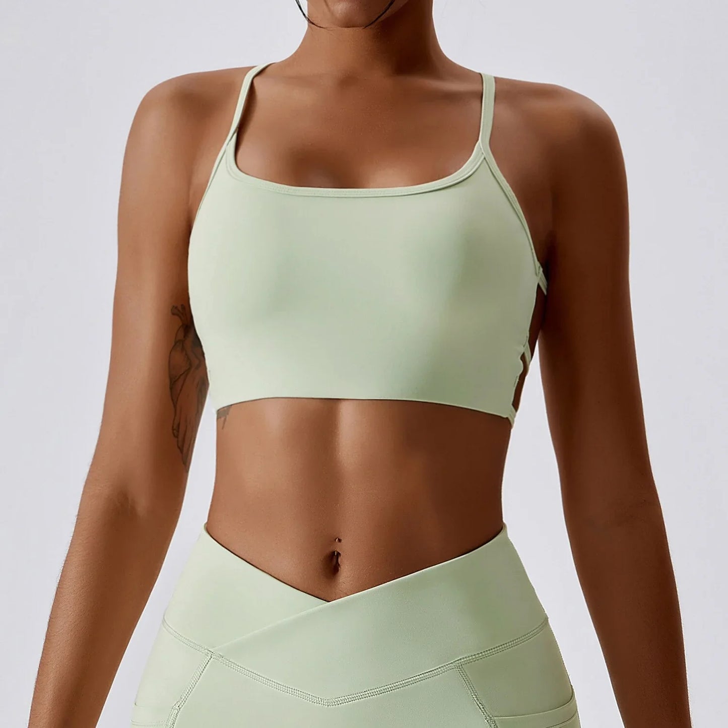 Jewels Strappy Sports Bra