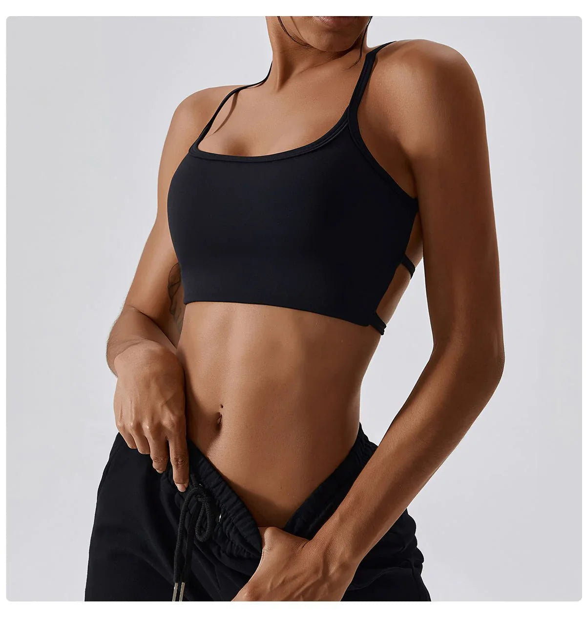 Jewels Strappy Sports Bra