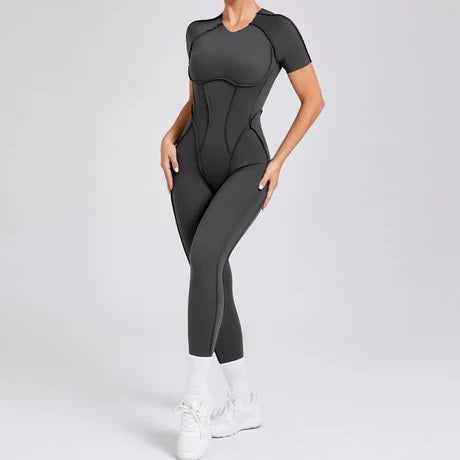 Gianna Body Shape Jumpsuit Grey