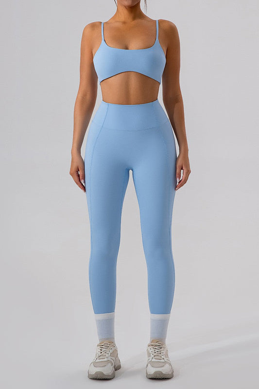 Cece Legging Set Blue