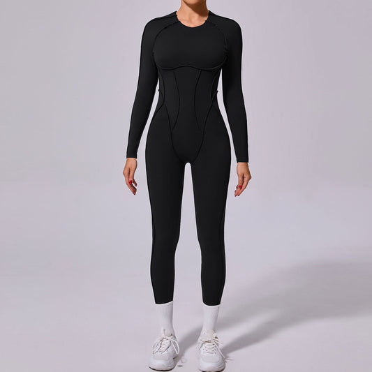 Gianna Long Sleeve Jumpsuit Black